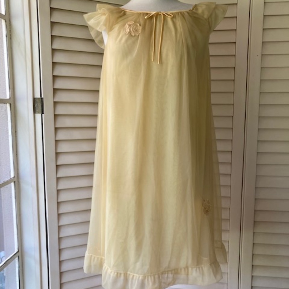 Vintage Gossard Artemus Chiffon Nightgown - Picture 6 of 12